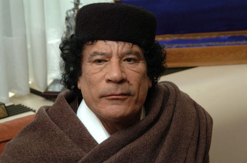 muammar gaddafi airplane